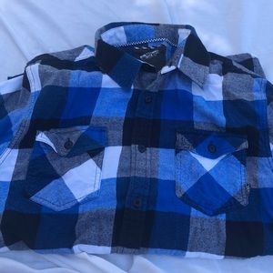 Vans button up flannel men’s large.